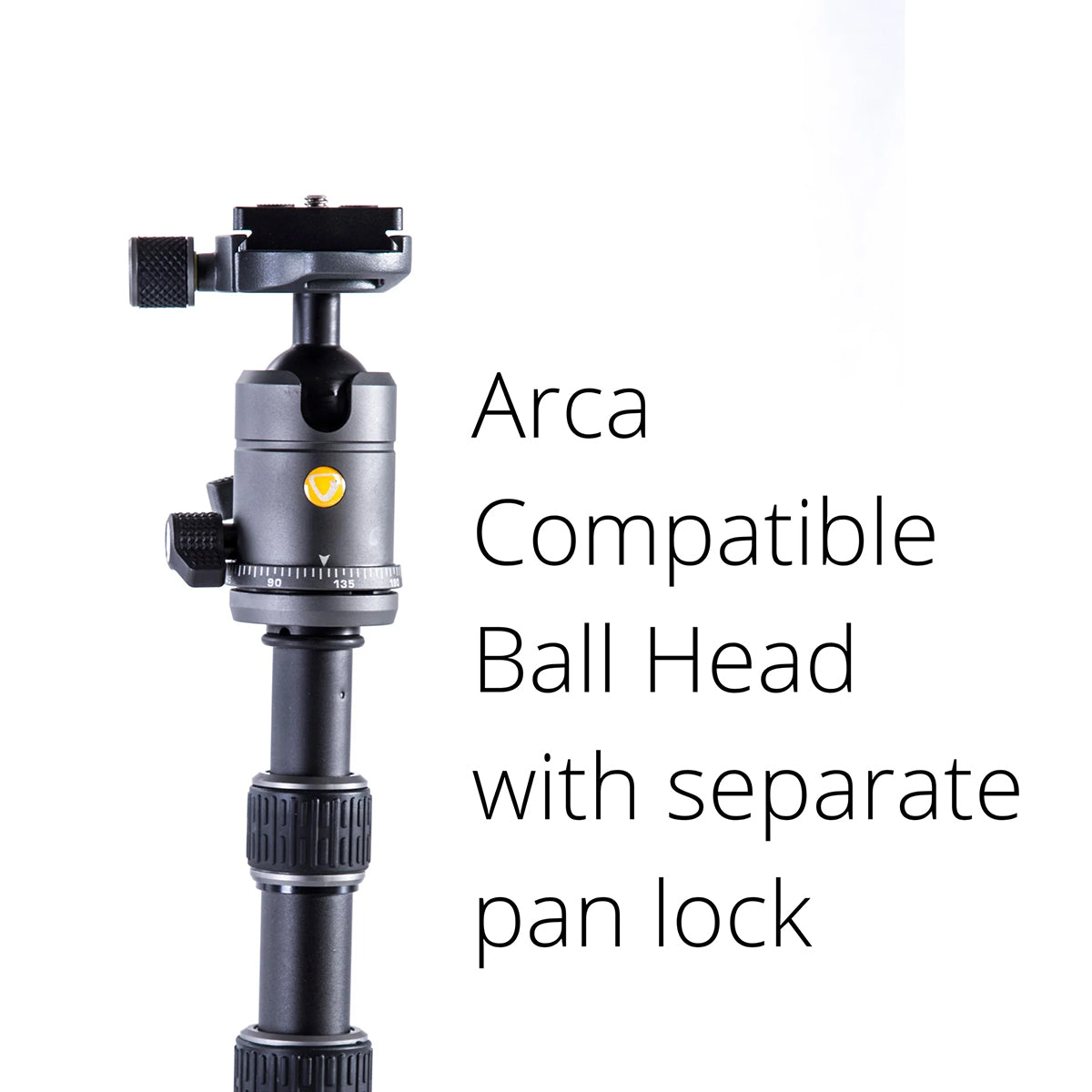 Vanguard Veo 3 Go 235AB Aluminum Travel Tripod/Monopod - Ball Head & Bluetooth