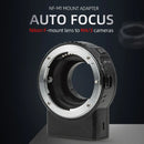 Viltrox AF Adapter for Nikon F Lenses to M4/3 Olympus and Panasonic VL-NF-M1