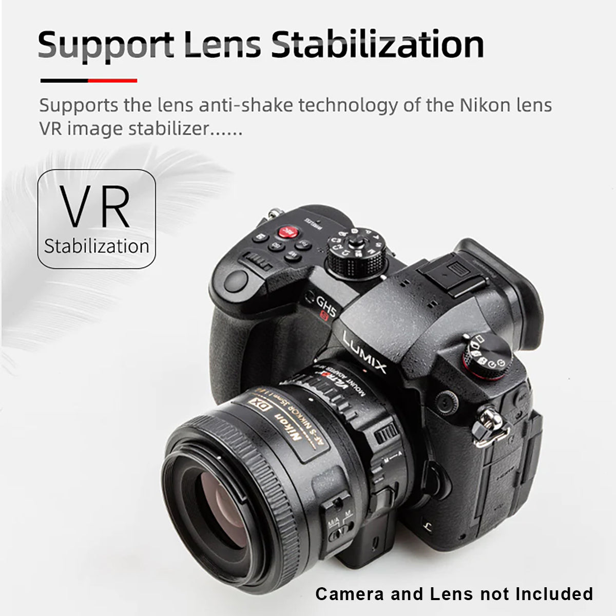 Viltrox AF Adapter for Nikon F Lenses to M4/3 Olympus and Panasonic VL-NF-M1