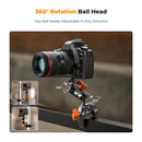 K&F Multi-Functional Super Camera Clamp with Ballhead Magic Arm MS13