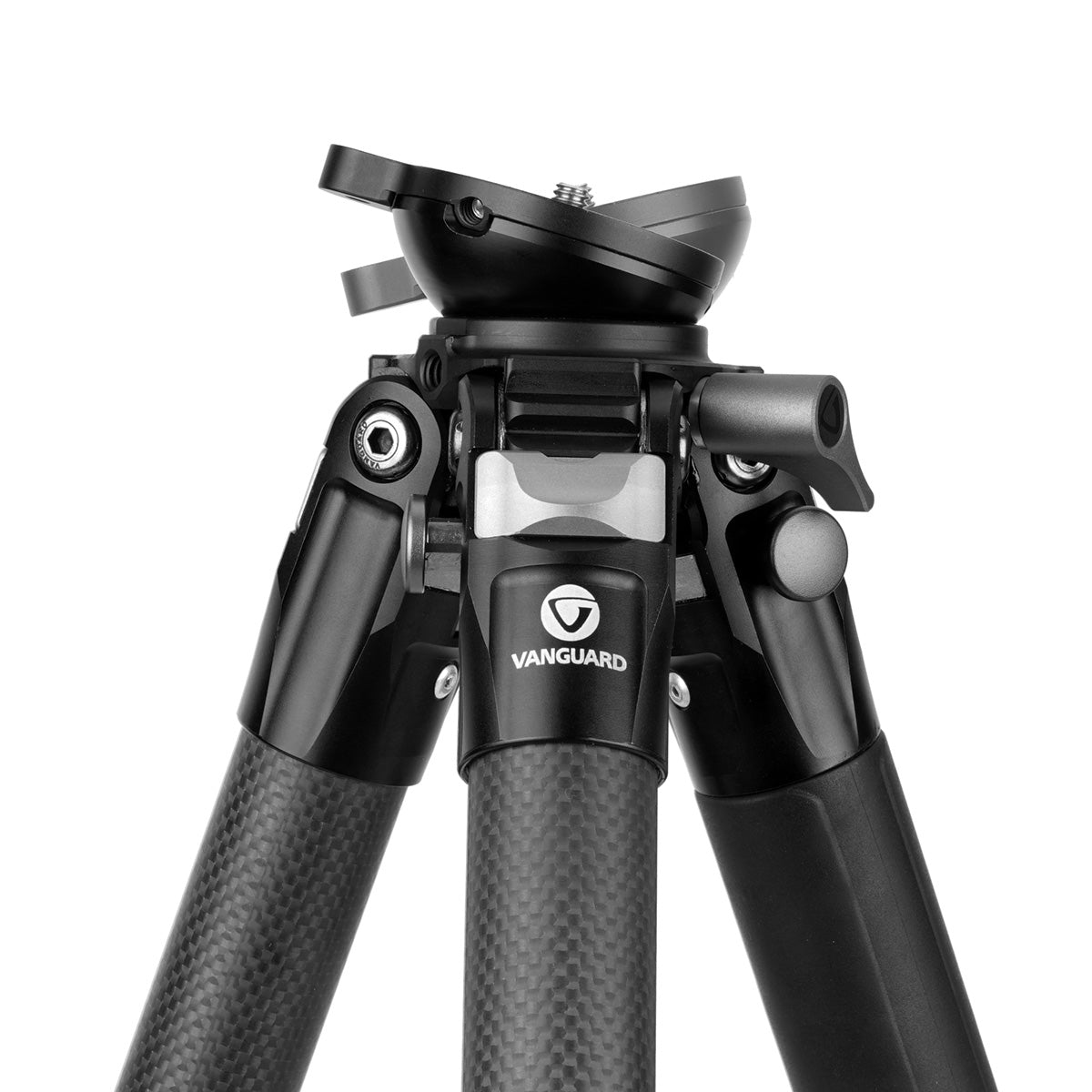 Vanguard Endeavor L 303CGM Carbon Fibre Hunting/Shooting Tripod with GM-65 Rifle/Gun Clamp (10kg Load Capacity)