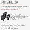 Viltrox Lens Adaptor - Canon EF & EF-S lens to Canon EOS M Camera +1 f-stop