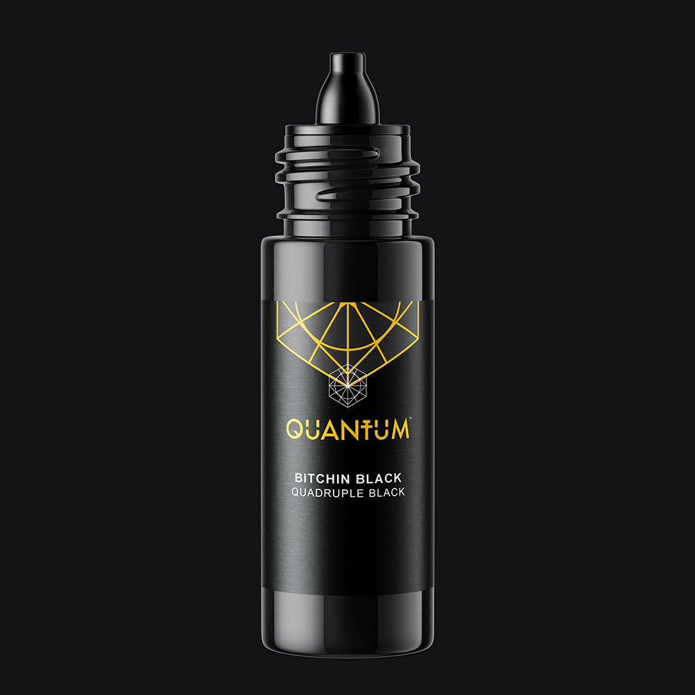 Quantum Premium Tattoo Ink - 8oz Bitchin Black (240ml)