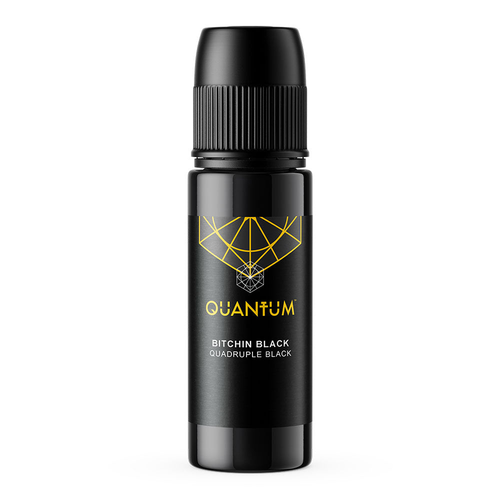 Quantum Premium Tattoo Ink - 8oz Bitchin Black (240ml)