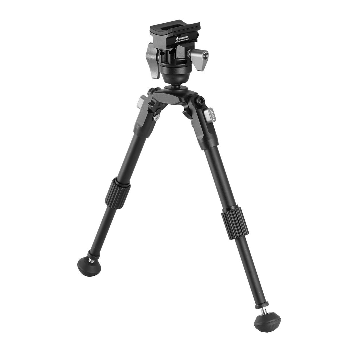 Vanguard EQ-PRECISION 1QSA Aluminium Gun Bipod with Ball Head & Pic Rail Mount – Ideal for Hunting and Target Shooting - Height:-22-27cm