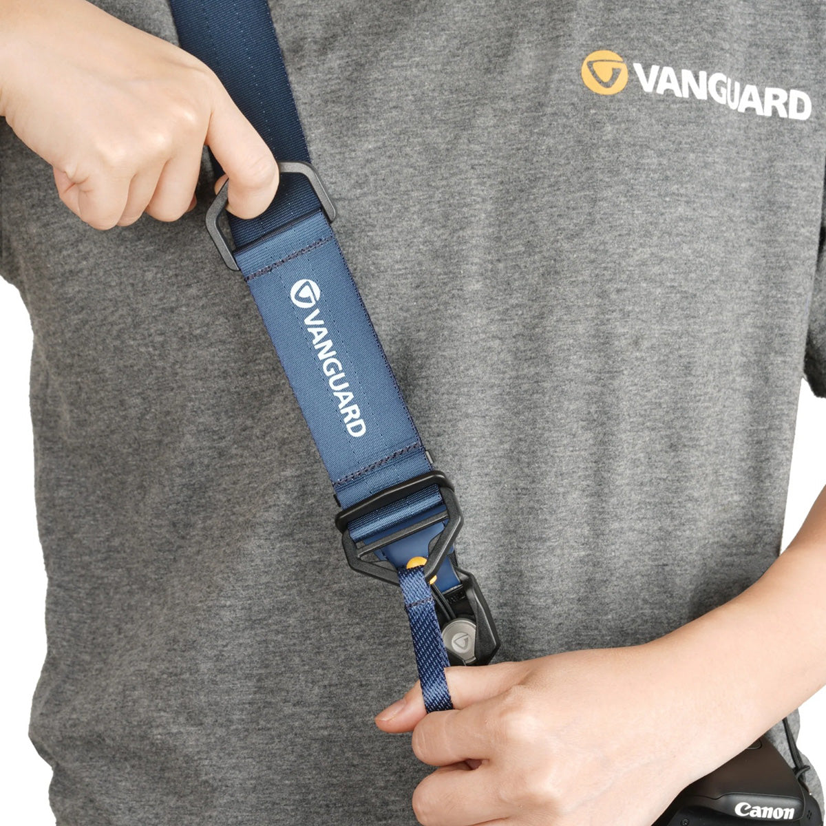 Vanguard Connect Quick NS38 Camera & Binocular Neck Strap with Quick Release – Navy