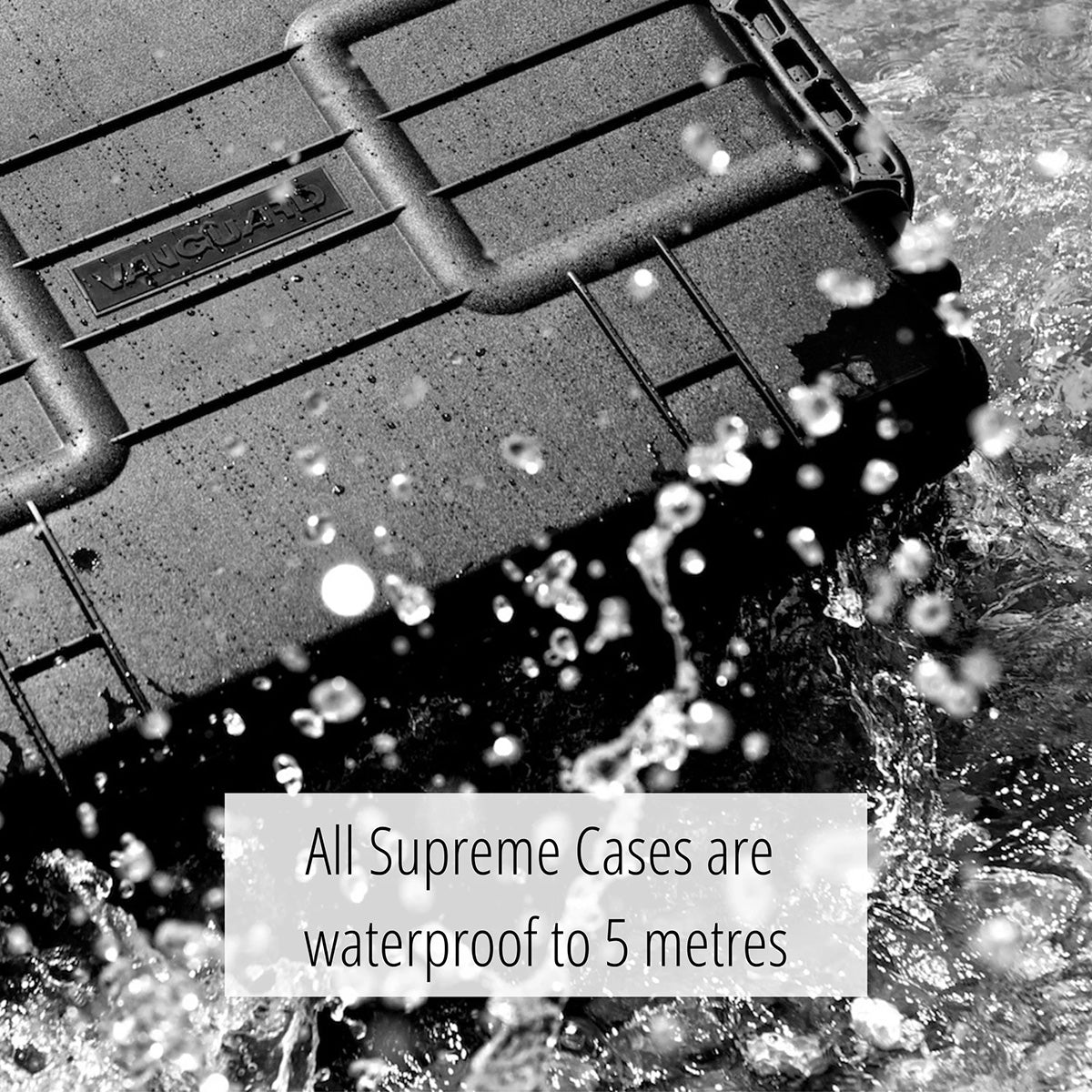 Vanguard SUPREME 46F Extreme Waterproof Hard Case with Customisable Foam Inserts 55 x 44 x 22 cm