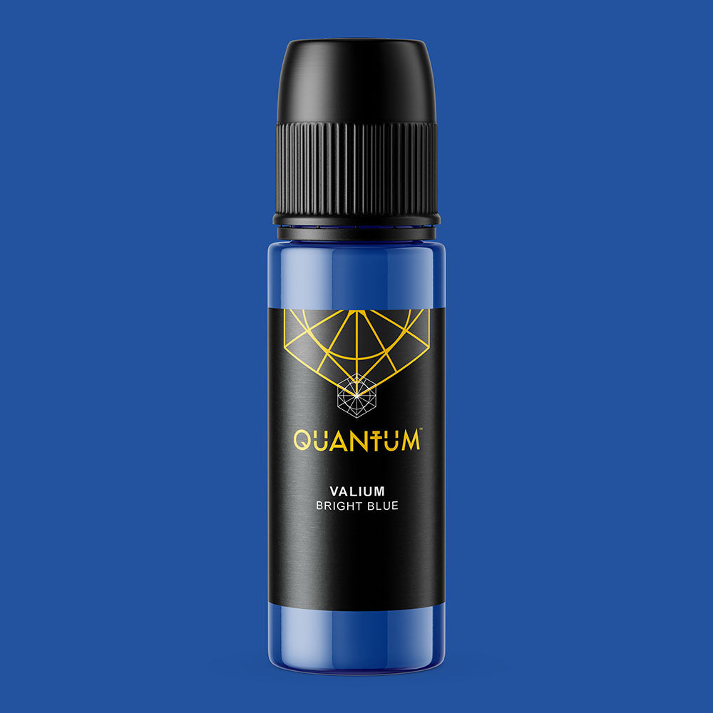 Quantum Premium Tattoo Ink - 1oz Valium (Bright Blue) 30ml