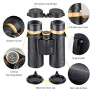 K&F Concept 12x42 BAK4 Binoculars German Schott AG Superior Optics-KF33-011