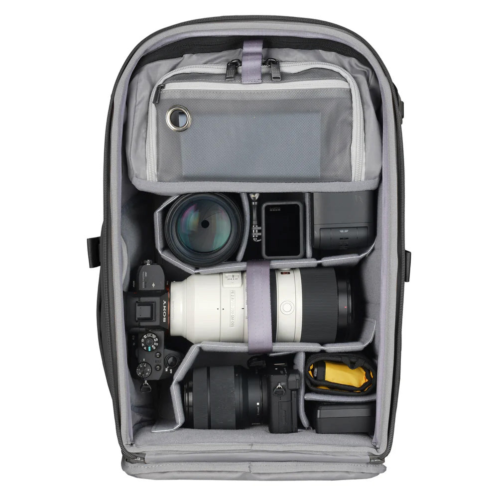Vanguard VEO Metro 25L Camera & Everyday Backpack with 16" Laptop Compartment – Black
