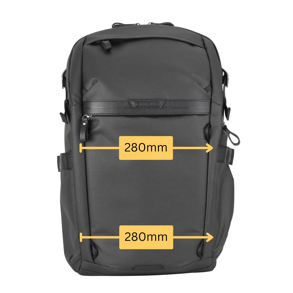 Vanguard VEO Metro 25L Camera & Everyday Backpack with 16" Laptop Compartment – Black