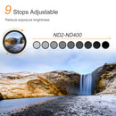 K&F Concept PRO 77mm Classic Series Slim Blue Multi Coated Variable ND2-ND400 filter-KF01.1405