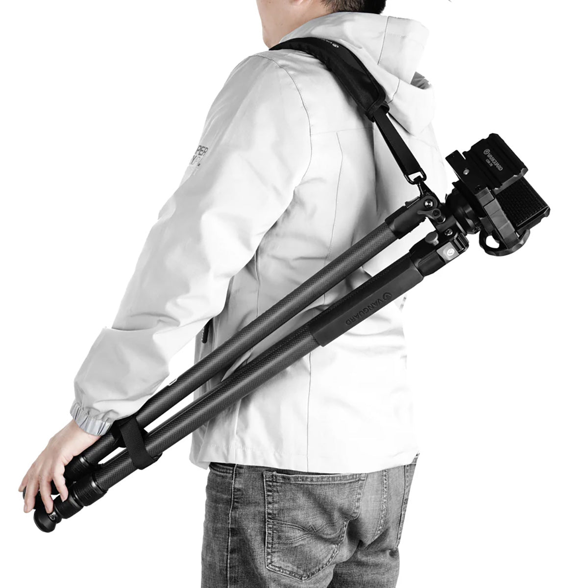 Vanguard Endeavour L 263CGM Carbon Shooting Tripod with GM-70 Rifle Clamp