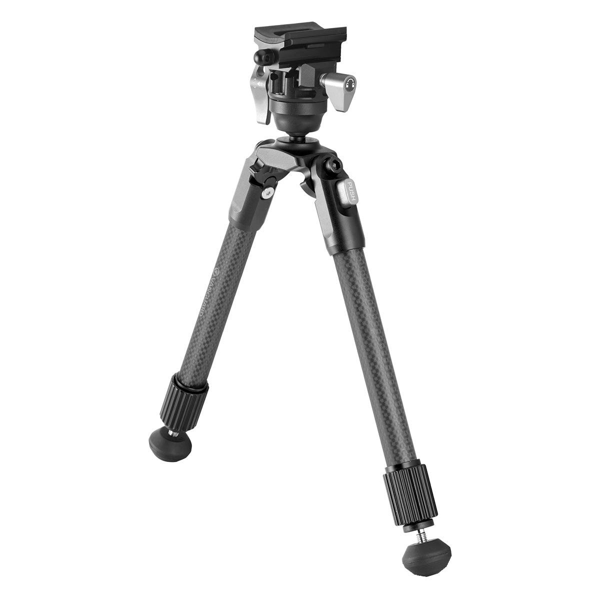 Vanguard EQ-PRECISION 2QSC Carbon Fiber Gun Bipod with Ball Head & Pic Rail – Perfect for Hunting & Target Shooting