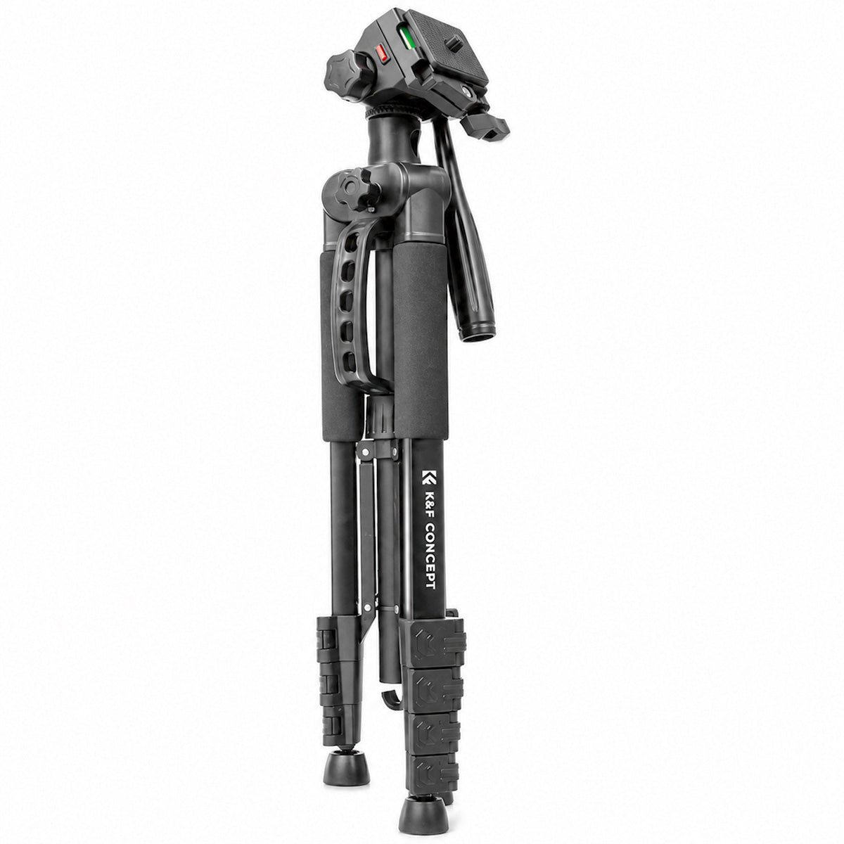 K&F Concept S254A3 Overhead Tripod/Monopod with BV07 Fluid Video Head - KF09-184
