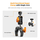 K&F Multi-Functional Super Camera Clamp with Ballhead Magic Arm MS13
