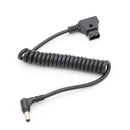 E-Photographic D-Tap to Barrel/DC Coiled Power Cable for Cameras & Devices