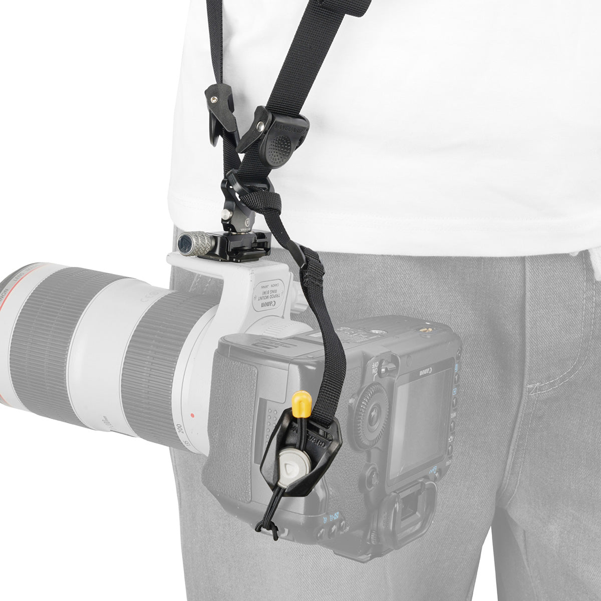 Vanguard Connect PRO 2 in 1 Camera Strap with QDC-1 Quick Release System for 1 or 2 Cameras - Black