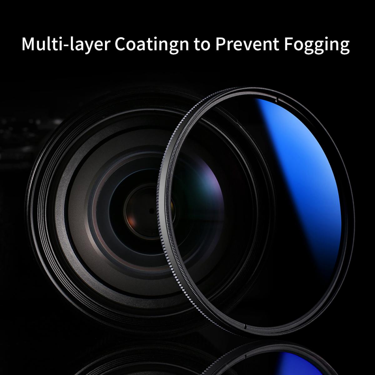 K&F Concept PRO 43mm Classic Series Slim Blue Multi Coated Circular Polariser (CPL) filter - KF01.1432