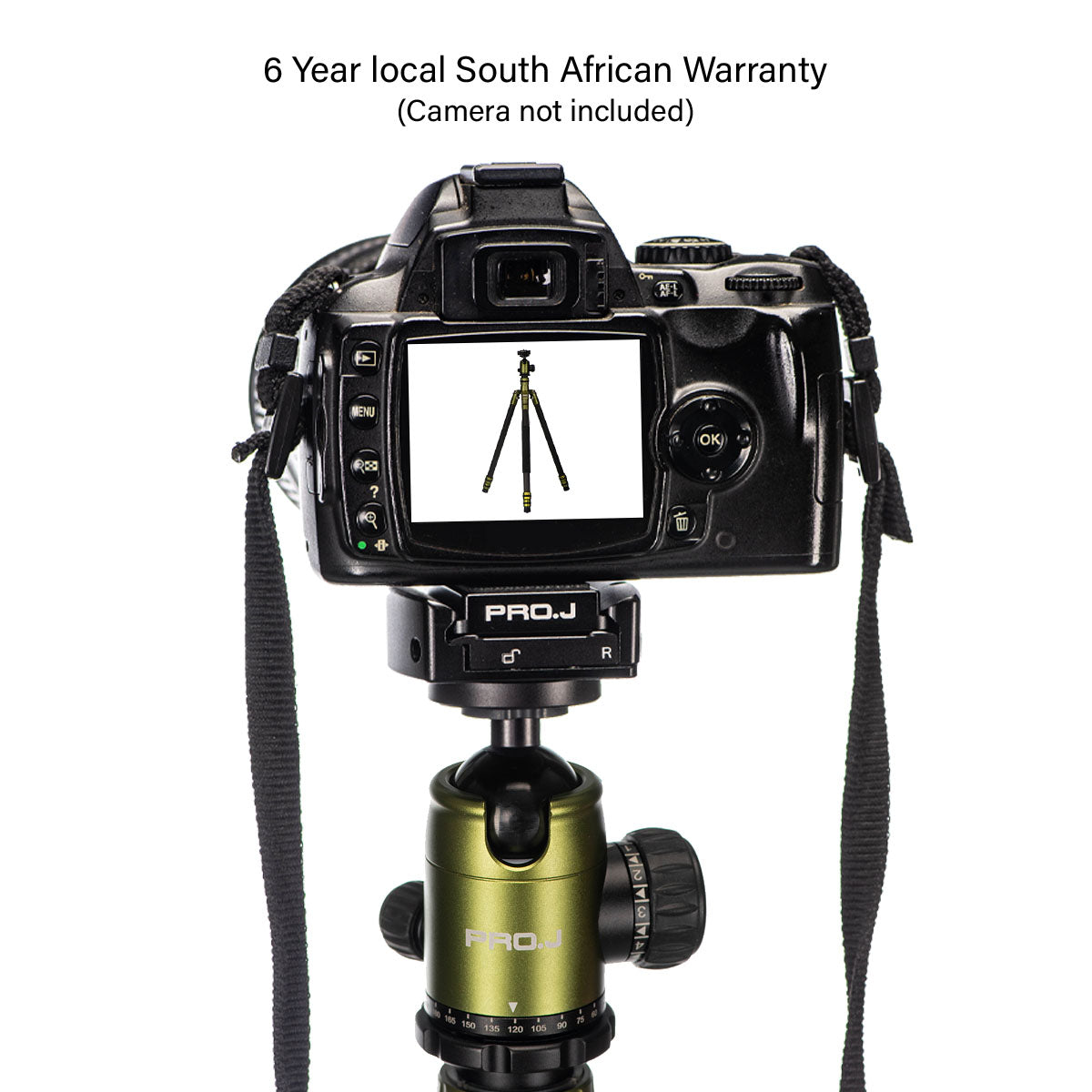 Jenova PRO.J Heavy Duty Professional Carbon Fibre Tripod 25kg Capacity Green 35851GN