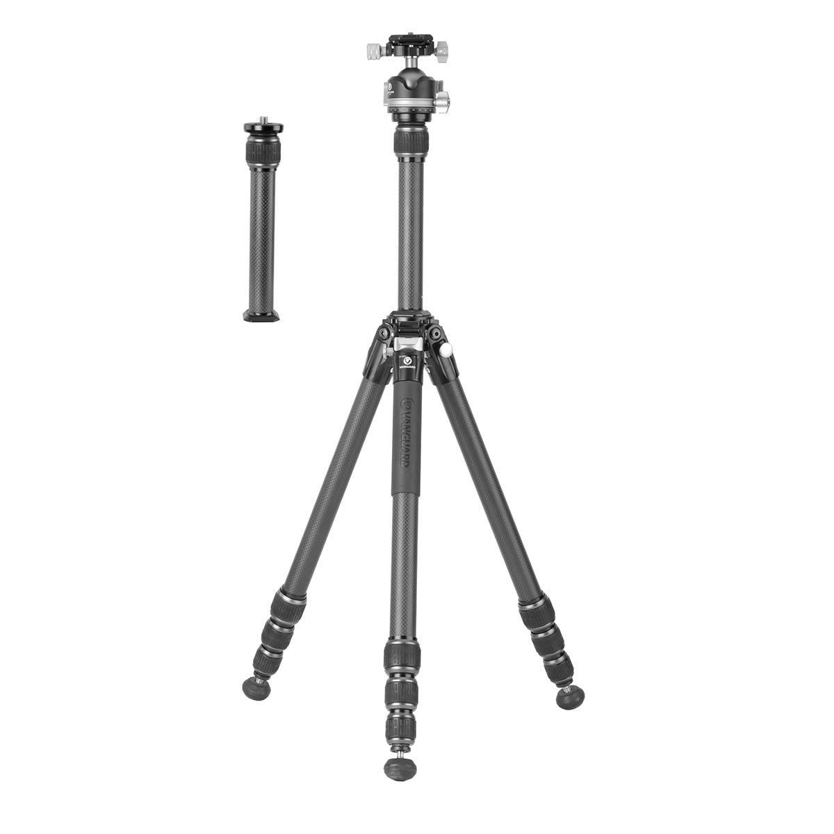 Vanguard VEO 5XT 264CLBS Carbon Fibre Travel Tripod with LB-50S Dual Axis Ball Head