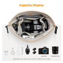 K&F Urban Wander U11 Compact Lightweight Versatile 5 Liter Camera Sling Bag – Beige