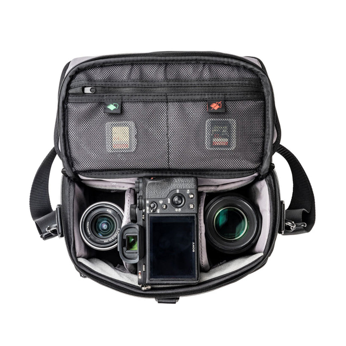 Vanguard VEO SELECT 22S BK Shoulder Bag - Black Interior Size: 23x12x19cm