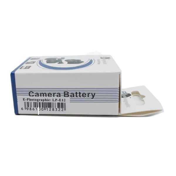 E-Photographic 850 mAh Lithium Camera Battery for Canon LP-E12 DSLR's