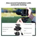 K&F Concept Pentagonal Tube Design Smart PRO Series lightweight Tripod S255A3 with BH-36 Ball Head