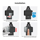 K&F Concept 7-in-1 Kit for DJI Pocket3: 3x Screen and Lens Protectors + Cloth