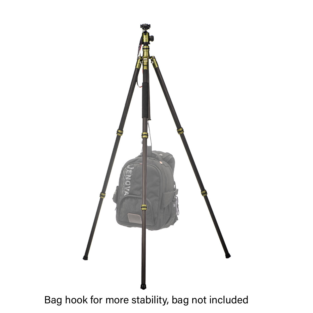 Jenova PRO.J Heavy Duty Professional Carbon Fibre Tripod 25kg Capacity Green 35851GN