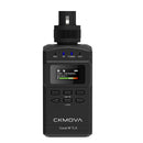 CKMOVA UHF Dual-Channel Wireless Mic System 2 X Transmitters with Audio Recorders & 1X Receiver VOCAL-MV4
