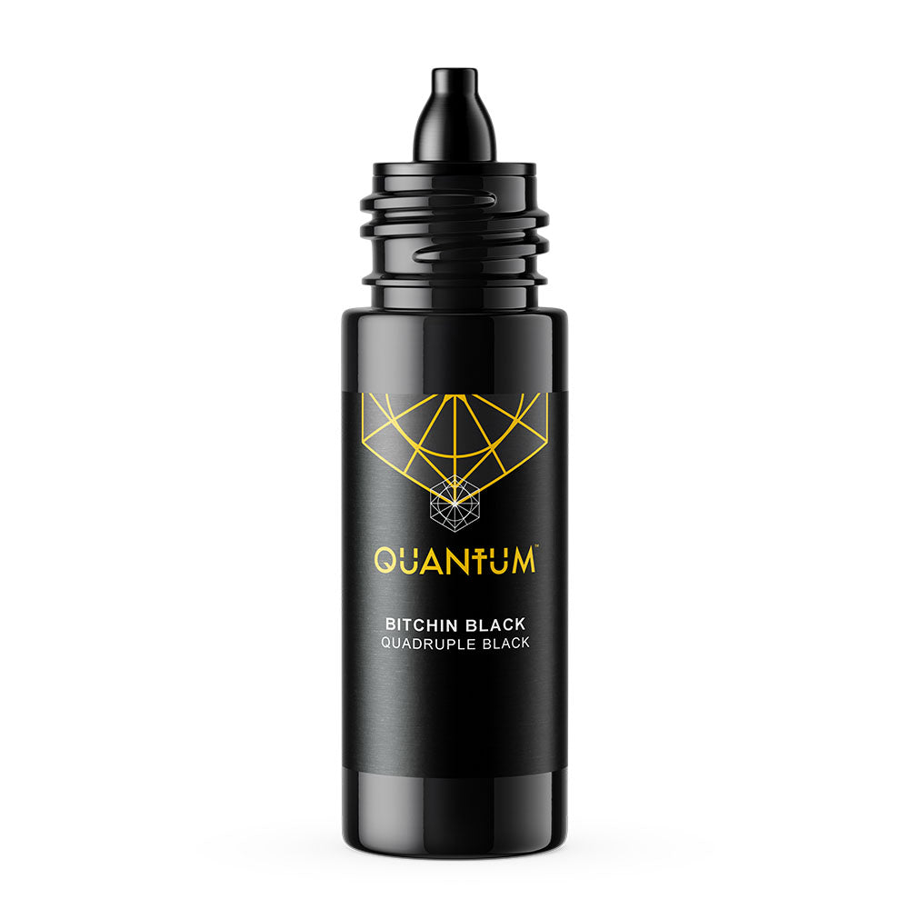 Quantum Premium Tattoo Ink - 8oz Bitchin Black (240ml)
