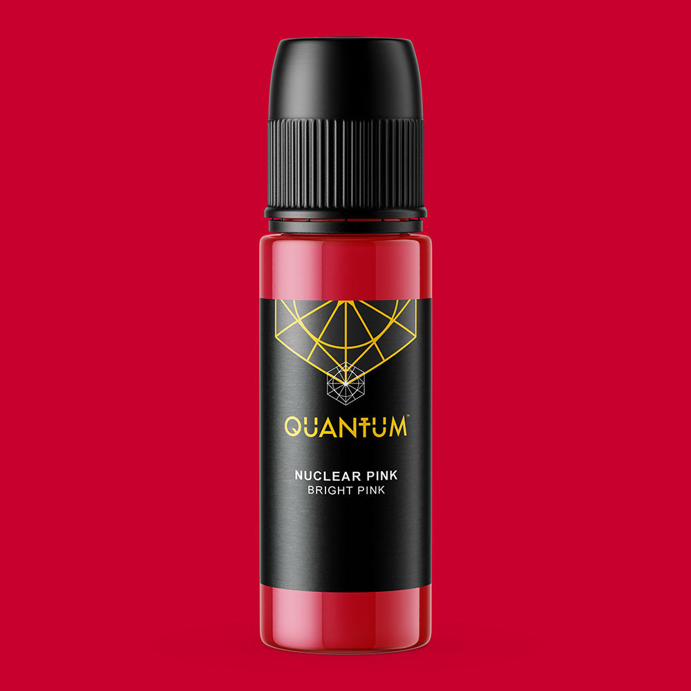 Quantum Premium Tattoo Ink (Bright Pink) - 1oz Nuclear Pink (Bright Pink) 30ml
