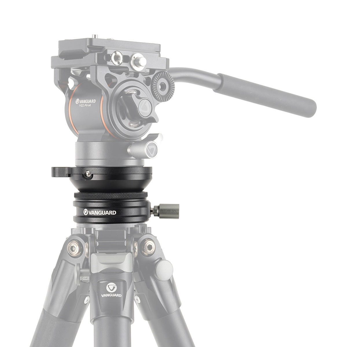 Vanguard LVL-55 Universal Tripod Levelling Adaptor 55mm Base 30kg Load CNC Machined