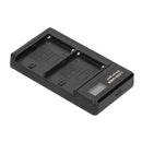 E-Photographic Dual USB Battery Charger for SONY NP-F550/750/950/970/980