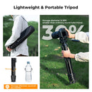 K&F Concept Pentagonal Tube Design Smart PRO Series lightweight Tripod S255A3 with BH-36 Ball Head