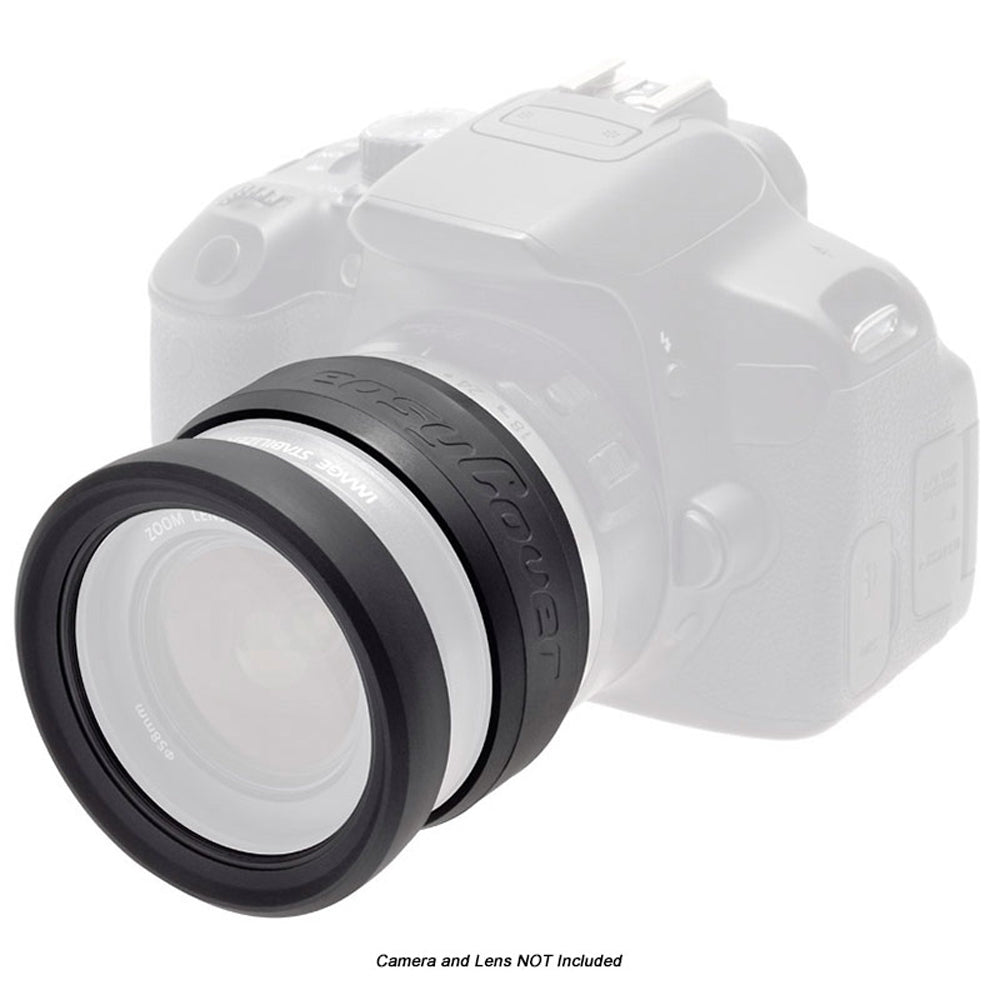 easyCover PRO 72mm Lens Silicon Rim/Ring & Bumper Protectors Black - ECLR72