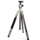 Jenova PRO.J Professional Carbon Fibre Tripod 25kg Capacity Green 35853GN