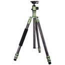 Jenova PRO.J Heavy Duty Professional Carbon Fibre Tripod 25kg Capacity Green 35851GN