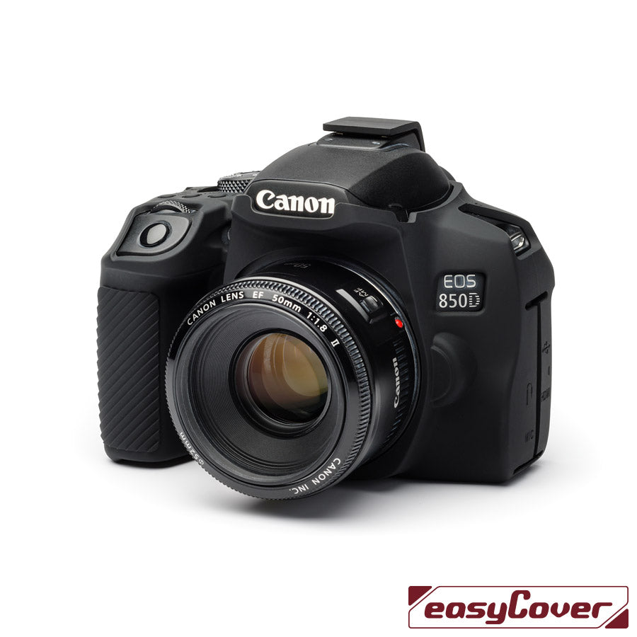 easyCover - Canon 850D DSLR - PRO Silicone Case - Black – ECC850DB
