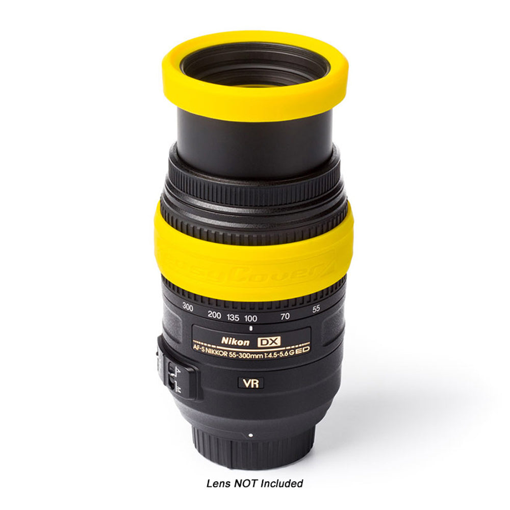 easyCover PRO 77mm Lens Silicon Rim/Ring & Bumper Protectors Yellow - ECLR77Y