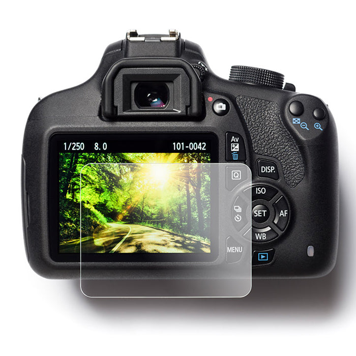easyCover set of 2 Soft Screen Protectors for Canon 70D, 77D, 80D, 90D and 6Dmk2 DSLR Cameras - SPC80D
