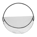 E-Photographic Professional 5 in 1 Multicolor 80cm Reflector Kit with Handle EPH5-180H