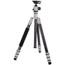 Jenova PRO.J Carbon Fibre Tripod 15kg Capacity - Mono Conversion-Silver 45872SV