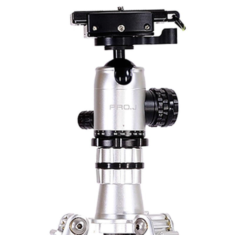 Jenova PRO.J Carbon Fibre Tripod 25kg Capacity - Mono Conversion-Silver 35851SV