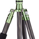 Jenova PRO.J Professional Carbon Fibre Tripod 25kg Capacity Green 35853GN
