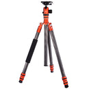 Jenova PRO.J Carbon Fibre Tripod 25kg Capacity - Mono Conversion-Red 35851RD