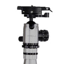 Jenova PRO.J Carbon Fibre Tripod 15kg Capacity - Mono Conversion-Silver 45872SV