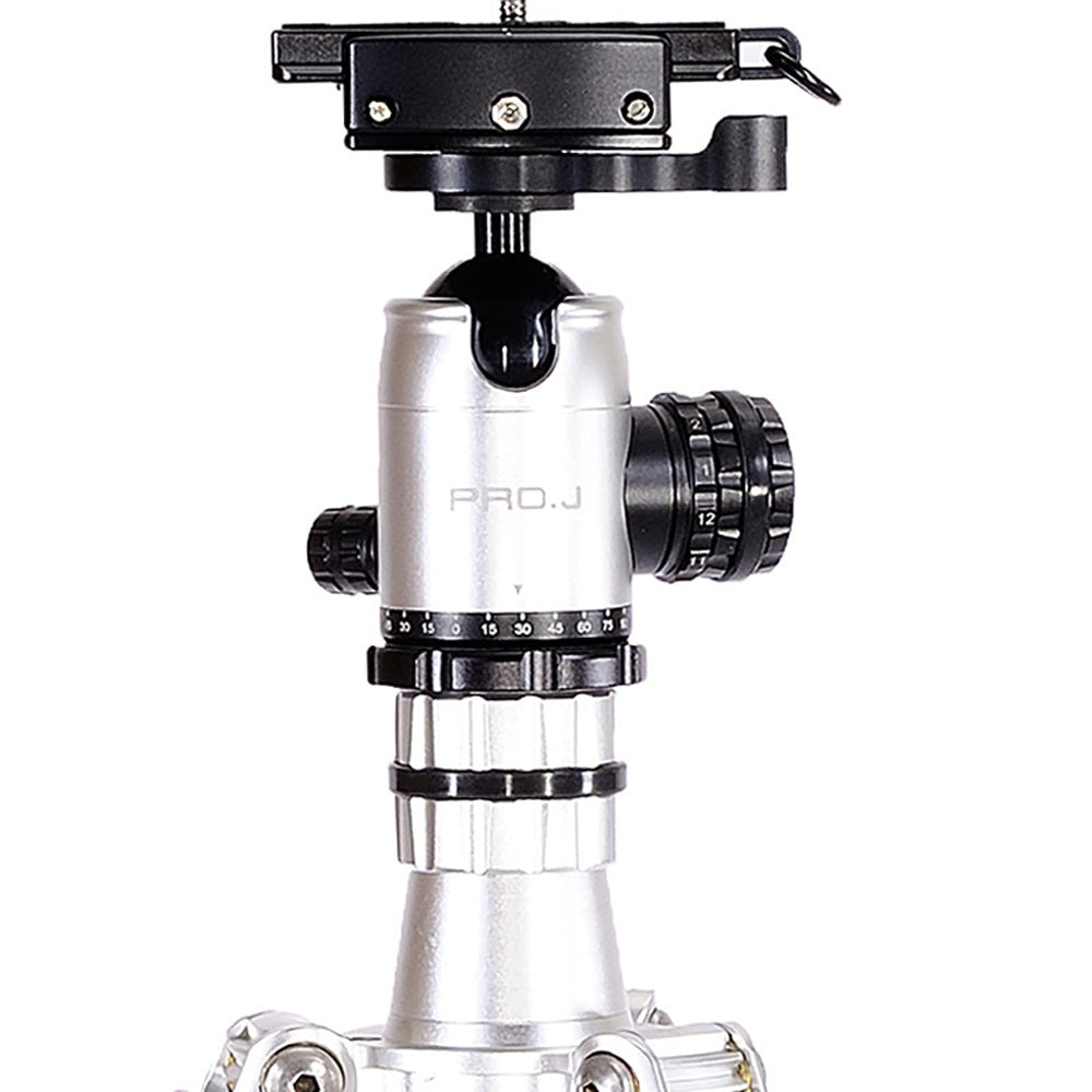 Jenova PRO.J Professional Carbon Travel Tripod Capacity-8kg Silver-45834SV